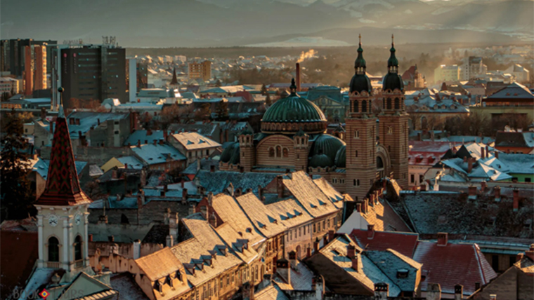 Romania city landscape